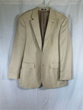 Andrew Fezza Light Beige Single-Breasted Sport Coat